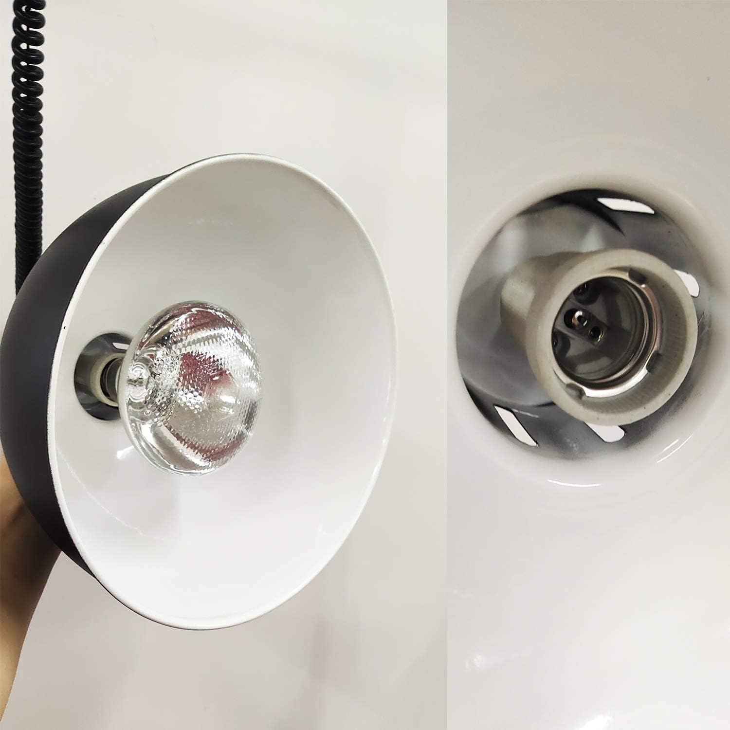 ANKUR ALPINE MODERN METAL HANGING HEAT LAMP | RESTAURANT & HOME LIGHTING WITH E27 BULB