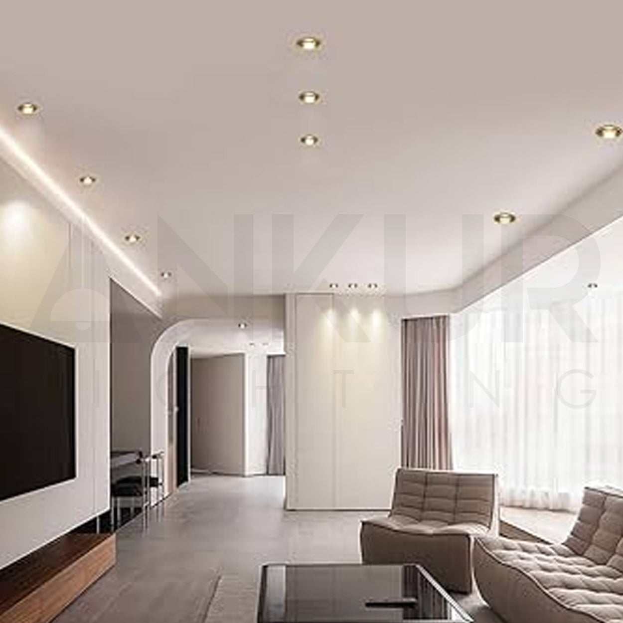 ANKUR BREZZA RECESSED 12W LED DOWNLIGHT