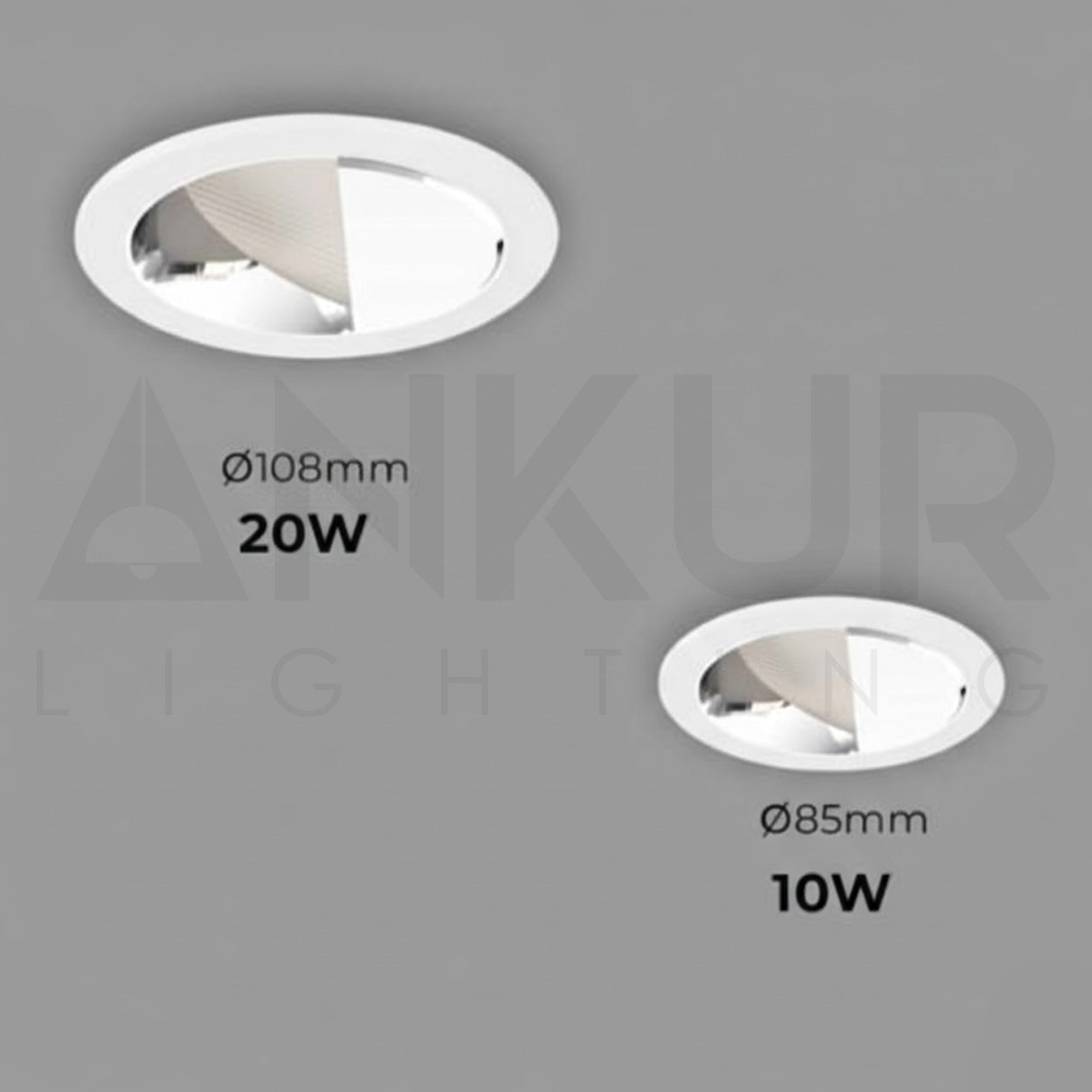 ANKUR ELIAN ROUND LENS BASED RECESSED DOWNLIGHT LED WALL WASHER