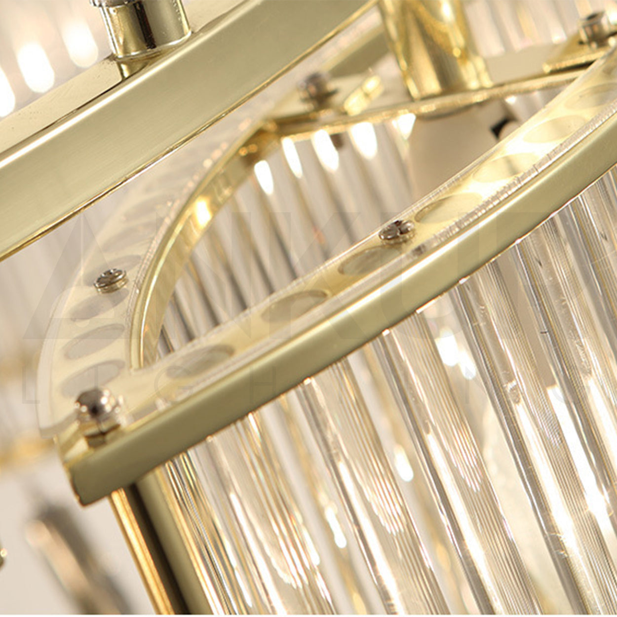 ANKUR VALERIA CRYSTAL CHANDELIER GOLD AND METAL FINISH FOR LUXURY HOME