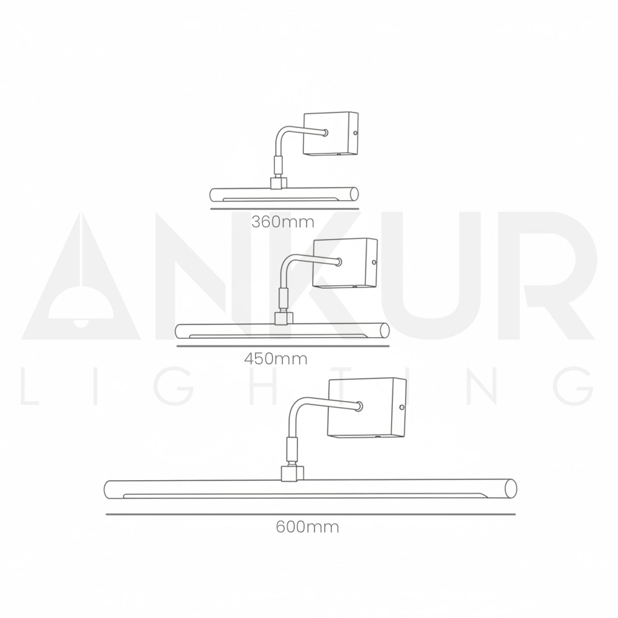 ANKUR VANYA ANTIQUE BRASS TALINI LED WALL LIGHT