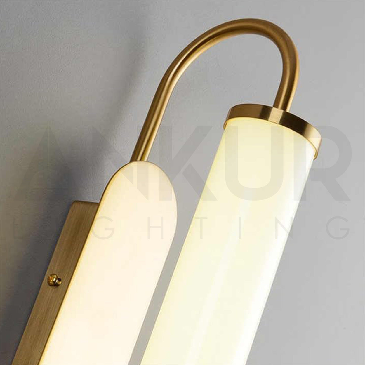 ANKUR TORUS MINIMILIST DESIGN MODERN METAL AND GLASS LED WALL LIGHT
