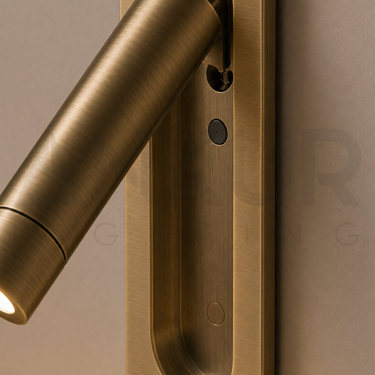 ANKUR POPPY METAL BEDSIDE PULL-OUT LED WALL LIGHT