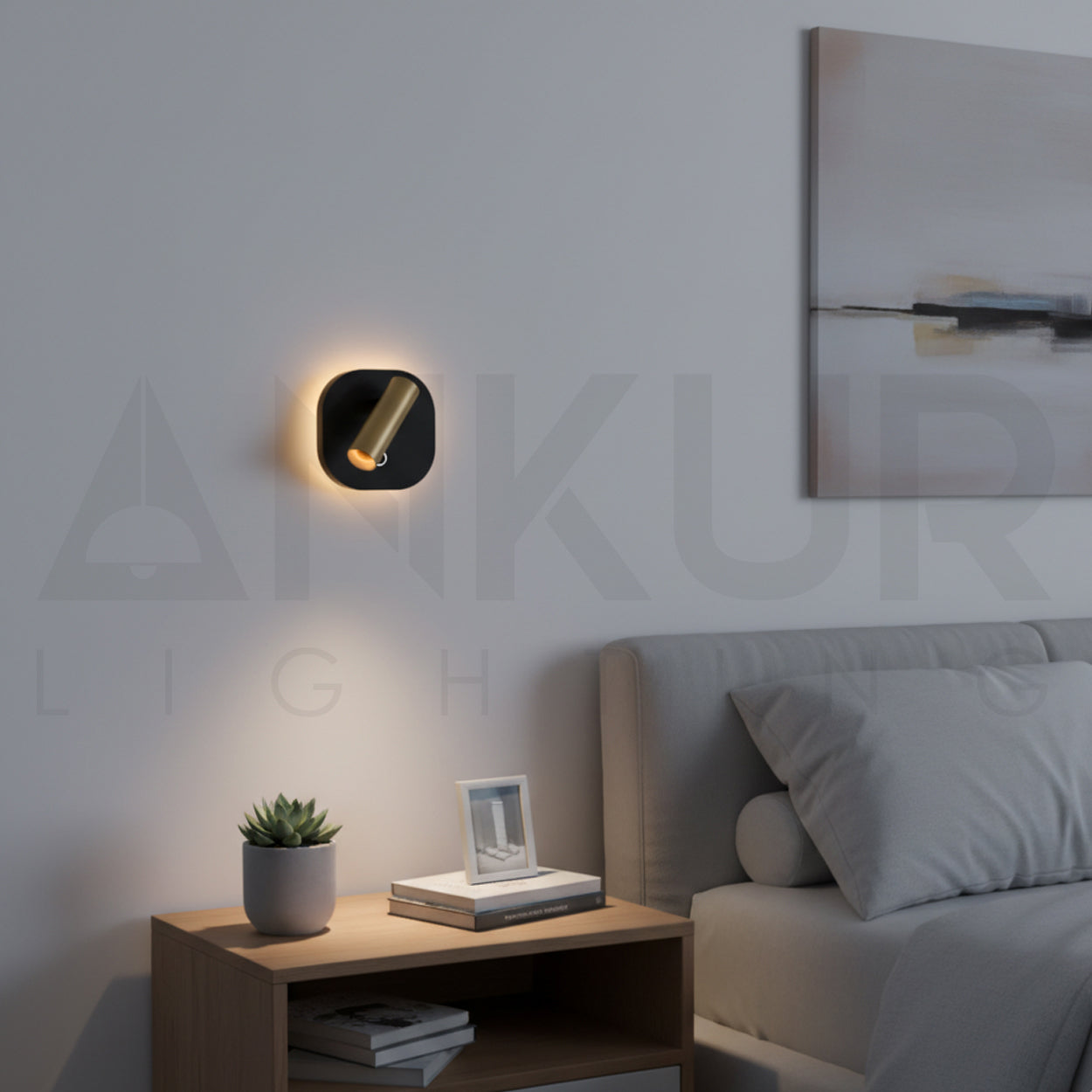 ANKUR AFFISSO KLEEN ROUND TOUCH DIMMING LED WALL LIGHT