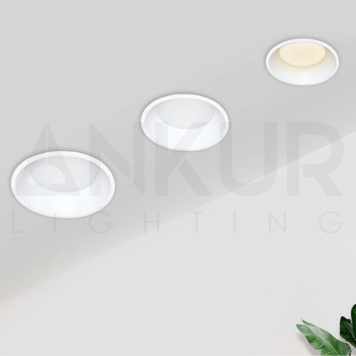 ANKUR DIVINE MINIMALIST DELIGHT LED RECESSED DOWNLIGHT FOR OFFICE AND HOME LIGHTING