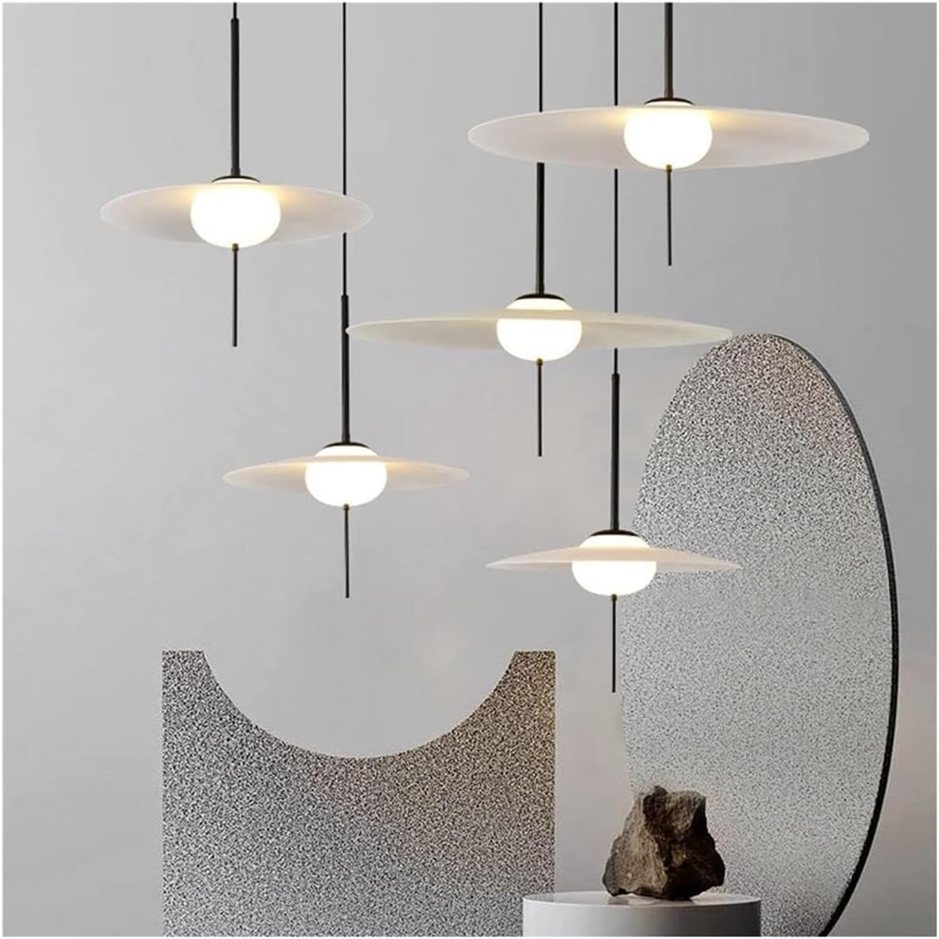 ANKUR SOLARA LED HANGING LIGHT MID CENTURY MODERN PENDANT LIGHT