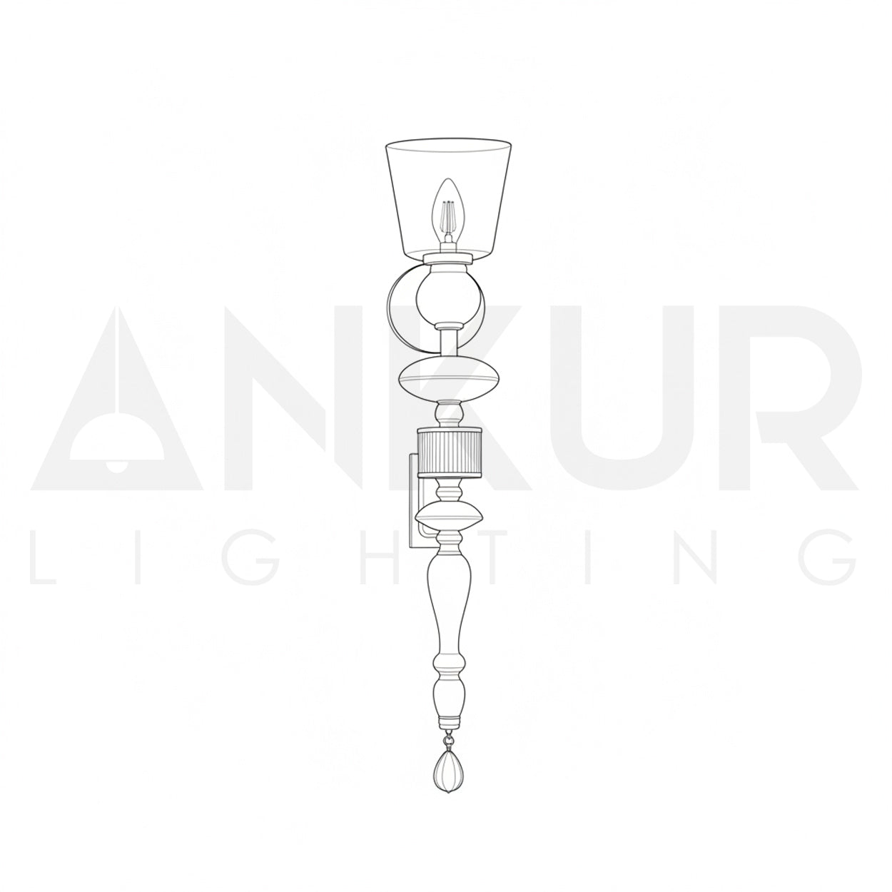 ANKUR SCAENA VINTAGE STYLE LED MODERN WALL LAMPS