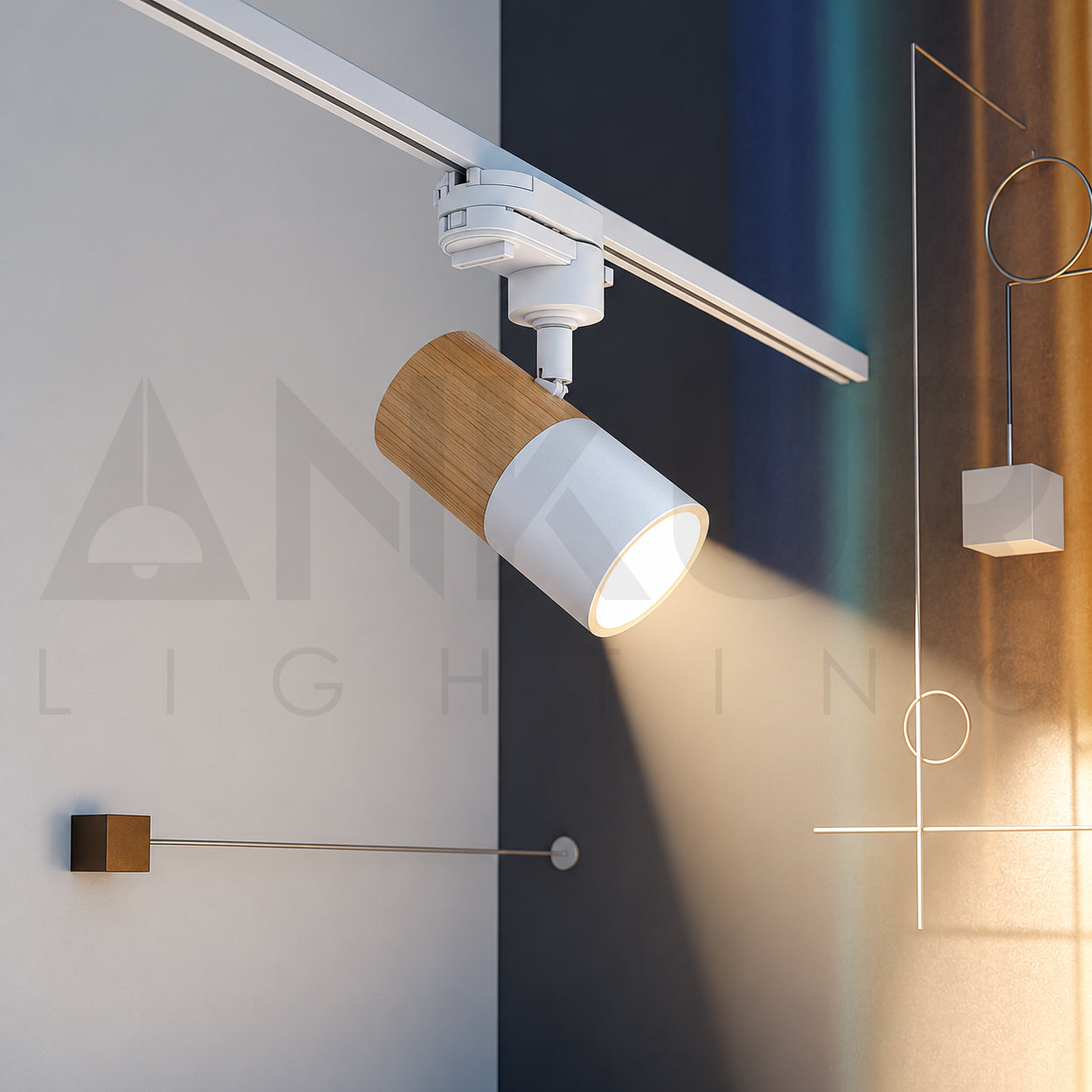 ANKUR SENTIERO GU10 7W TRACK LIGHT FOR RESIDENTIAL, RETAIL STORES AND SHOWROOMS