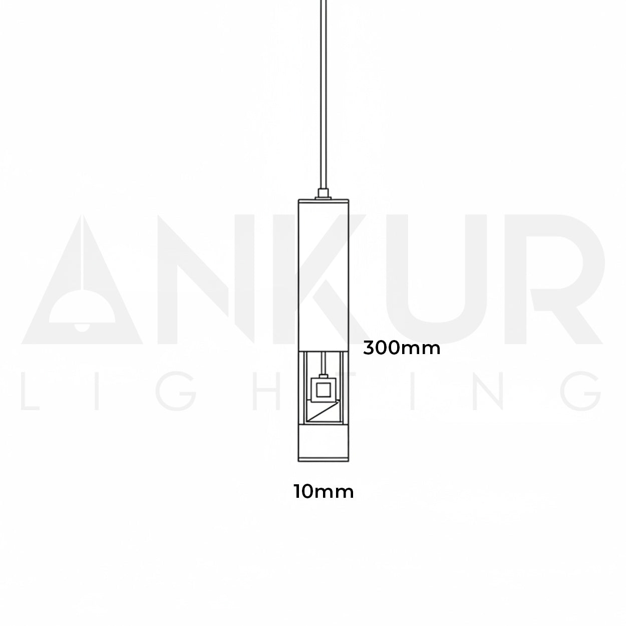 ANKUR 10MM MICROSLIM MAGNETIC PENDANT LIGHT