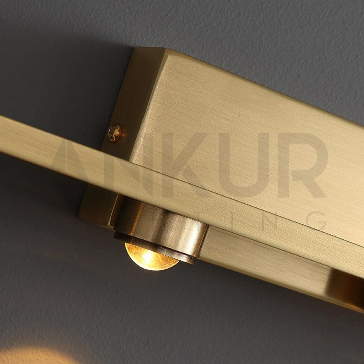 ANKUR RIVEN ANTIQUE GLARE MODERN LED MIRROR / PICTURE LIGHT