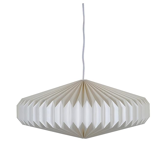 ANKUR COMET ORIGAMI PENDANT LIGHT- PAPER HANDPLEATING HANGING LIGHT