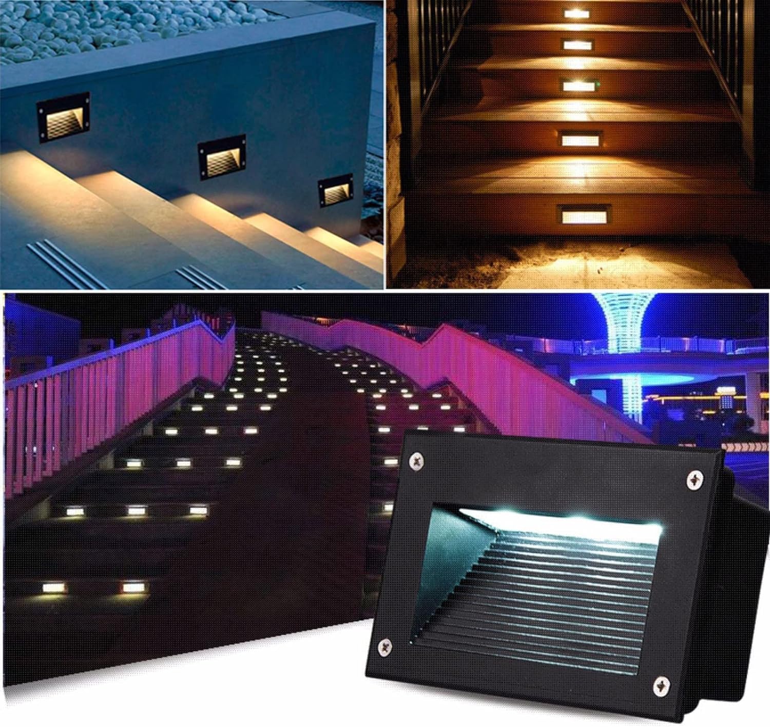ANKUR SLANT OUTDOOR LED WALL LIGHT FOR STAIRCASE, DRIVEWAYS, GARDEN PASSAGE