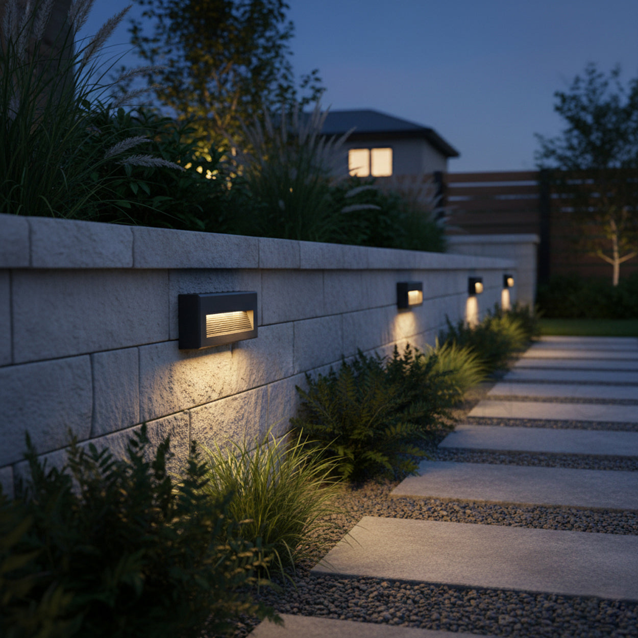 ANKUR TRACCIA RECTANGLE SHAPE STEP LIGHT FOR INDOOR AND OUTDOOR LIGHTING