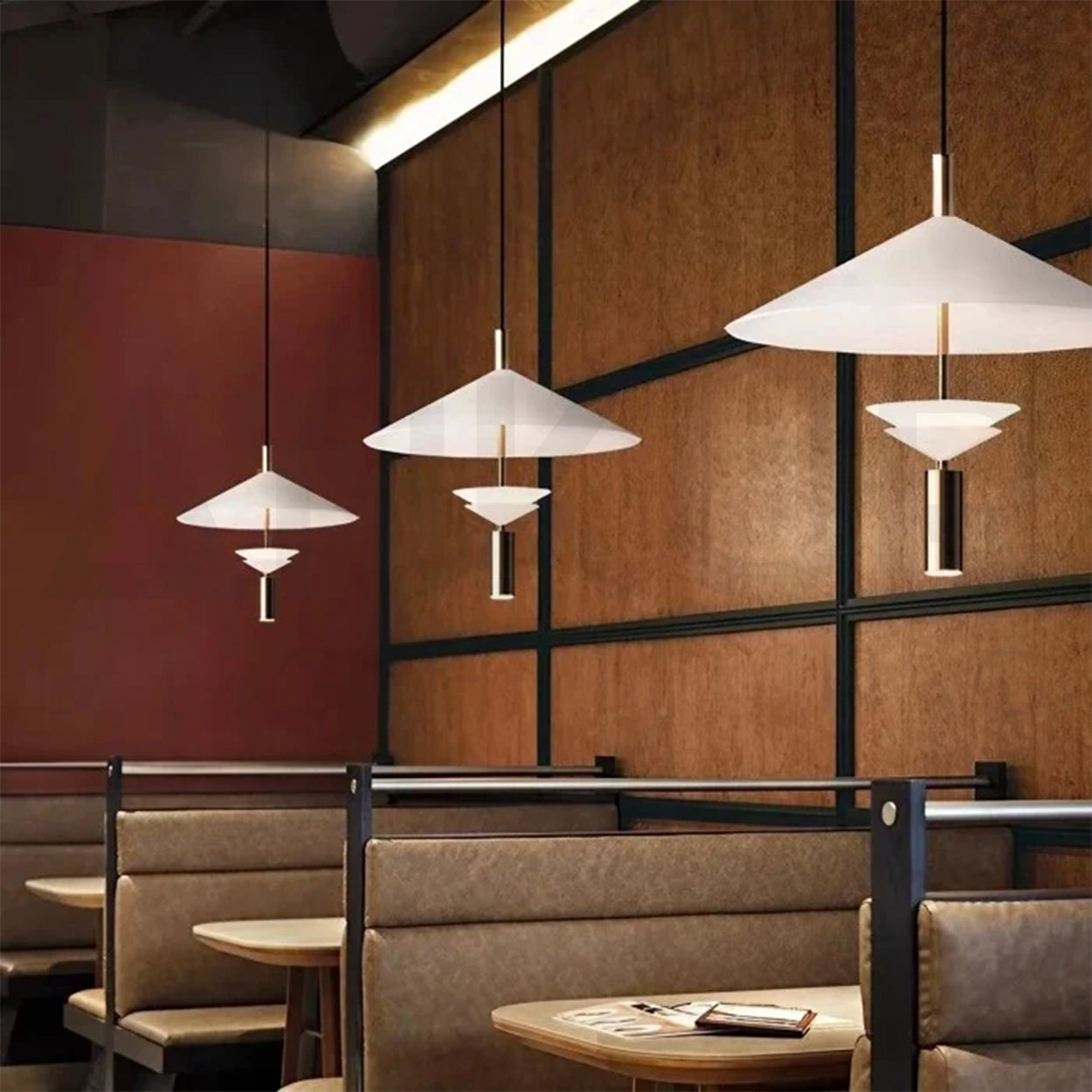 ANKUR VESPER NORDIC CREATIVE HAT SHAPED PENDANT LIGHT FOR KITCHEN AND DINNING AREA HANGING LIGHT