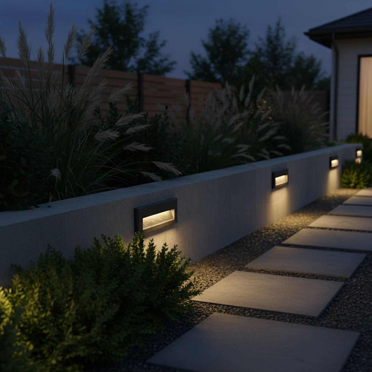 ANKUR TANGENT RECTANGLE SHAPE STEP LIGHT FOR INDOOR AND OUTDOOR LIGHTING