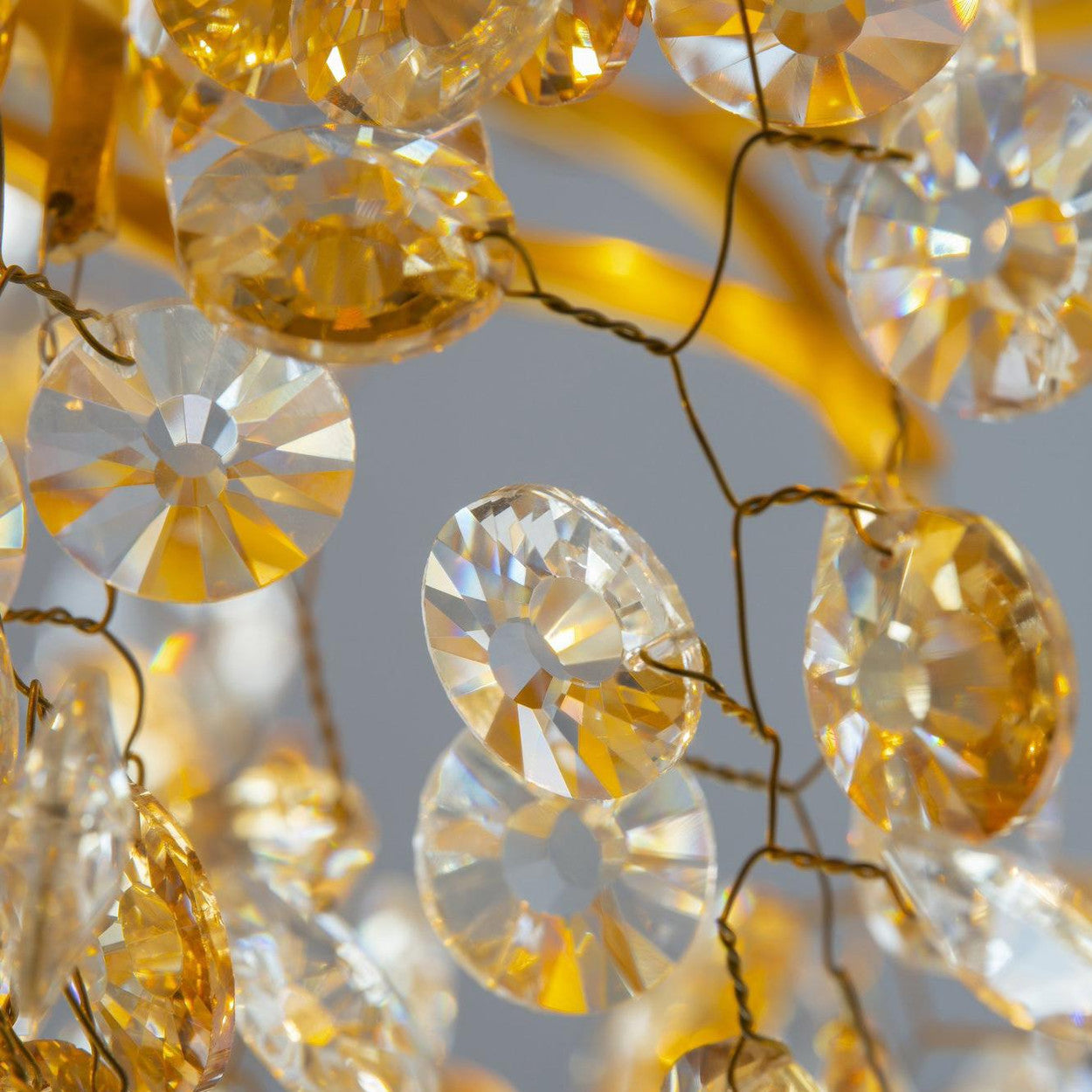 ANKUR RECTANGLE BLOOM CONTEMPORARY CRYSTAL CHANDELIER