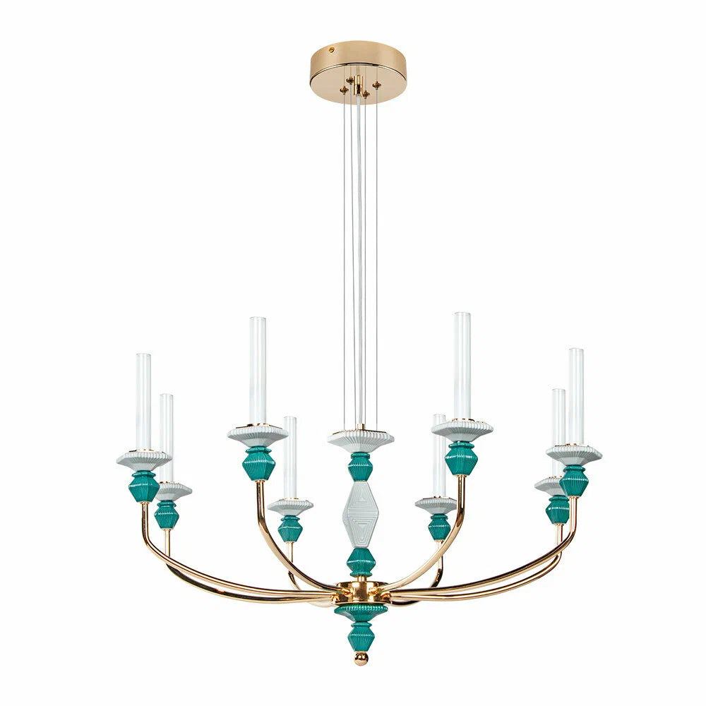 ANKUR STELLAIRE LARGE CEREMIC CLASSIC CHANDELIER FOR LUXURY HOMES