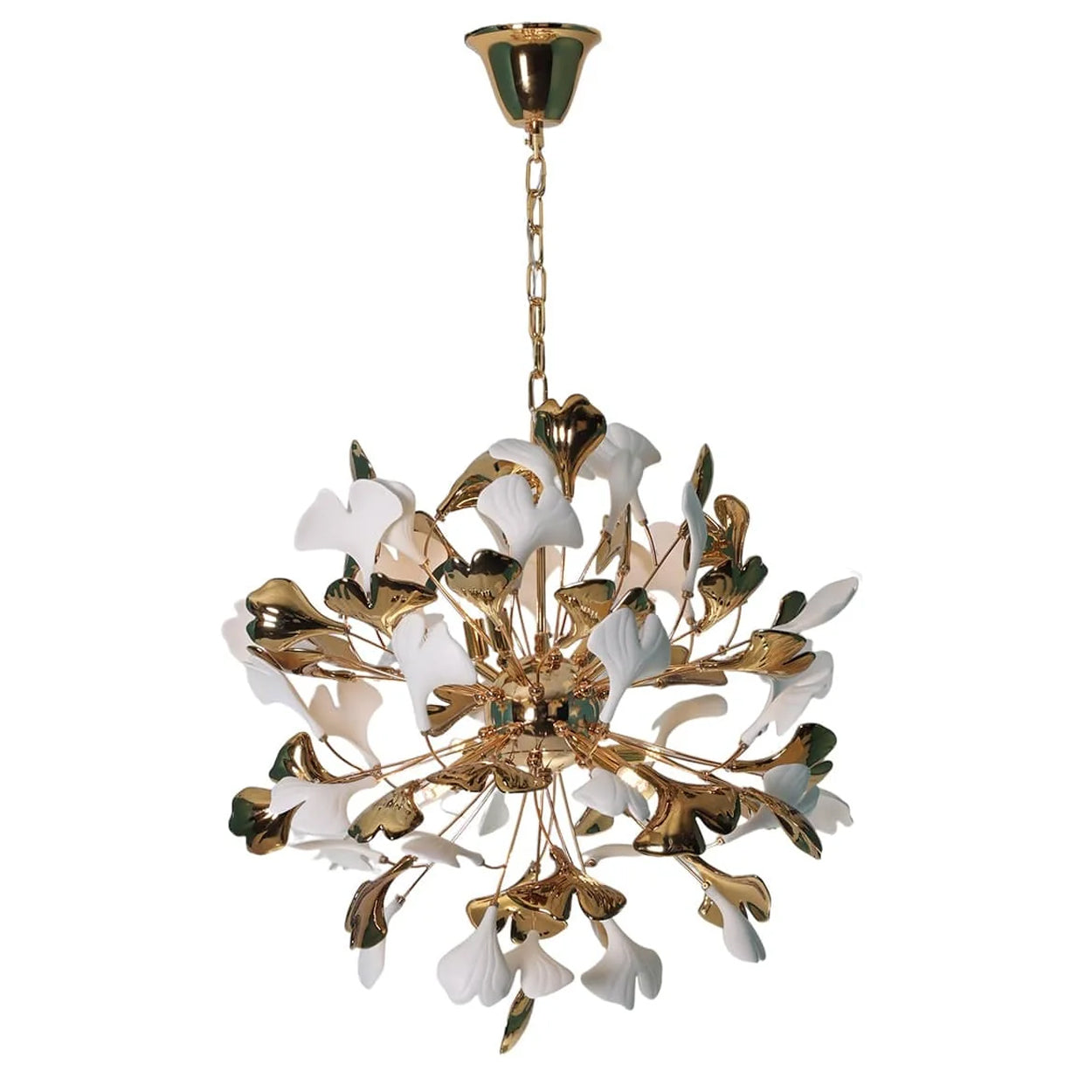 ANKUR FIORENZA CRYSTAL LEAF CHANDELIER