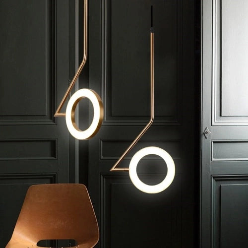 ANKUR FERROUS MODERN METAL LED PENDANT LIGHT FOR KITCHEN AND DINNING HANGING LIGHT