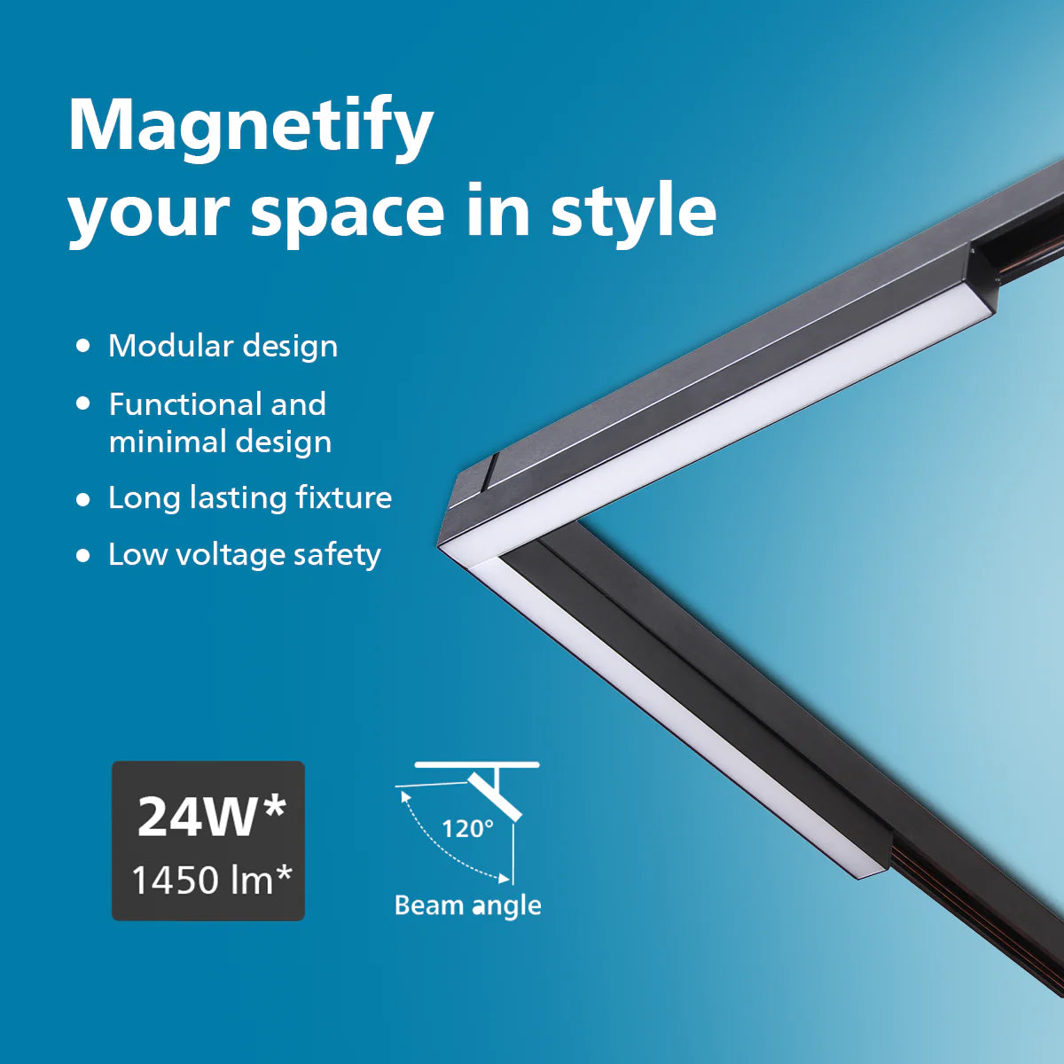 ANKUR AM20 CORNER DIFFUSED MAGNETIC DOWNLIGHT