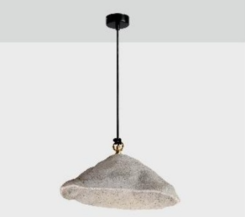 ANKUR VELA GREY LAMPSHADE CONCRETE PENDANT LIGHT