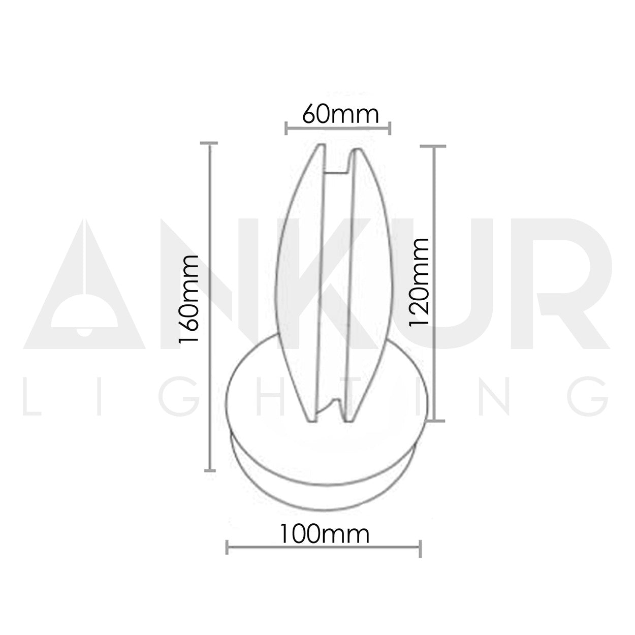ANKUR MODERN 541 IGUZ 360° TRICK LED OUTDOOR WALL LIGHT