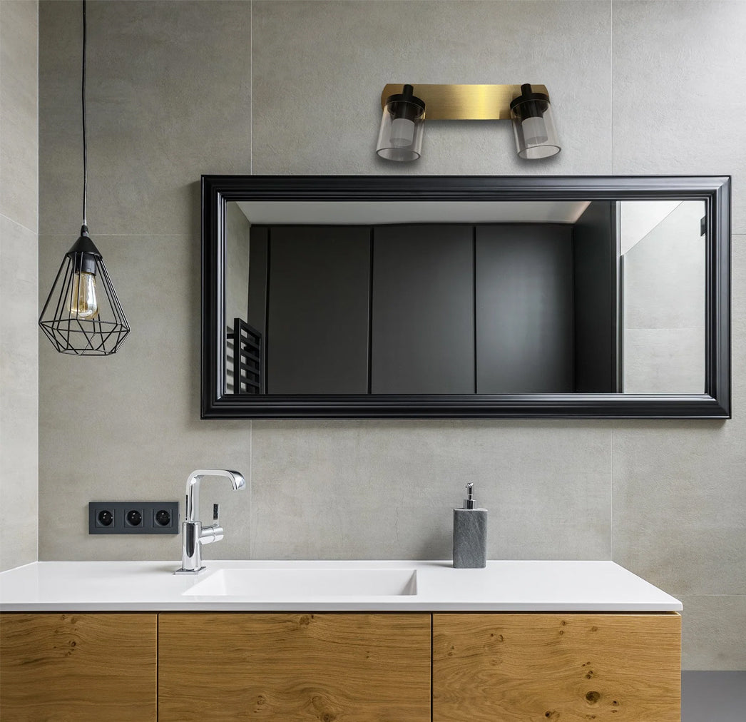 ANKUR LUCENZA METAL AND GLASS LED MIRROR WALL LIGHT