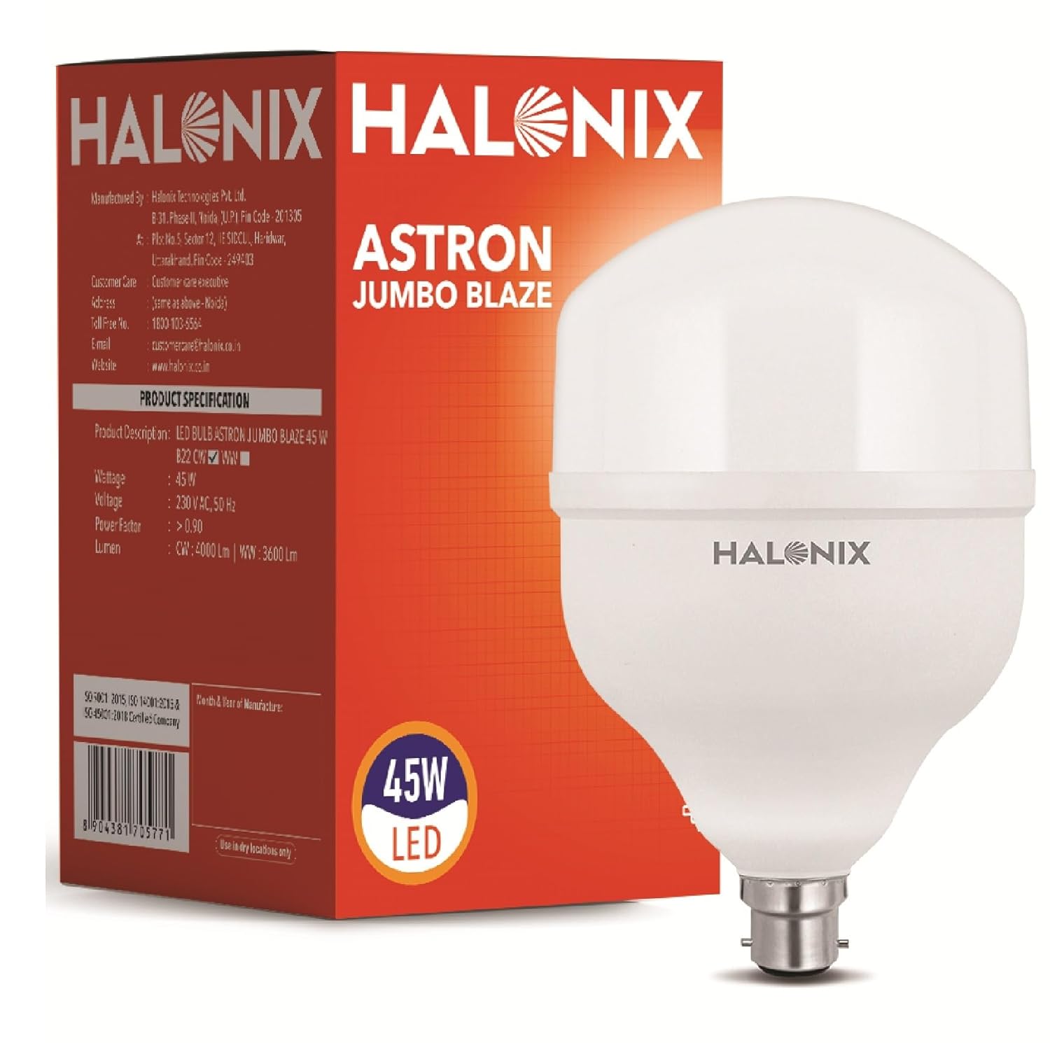 ANKUR 40W NATURAL WHITE B22 BULB | 4000K LED FOR INDOOR LIGHTING