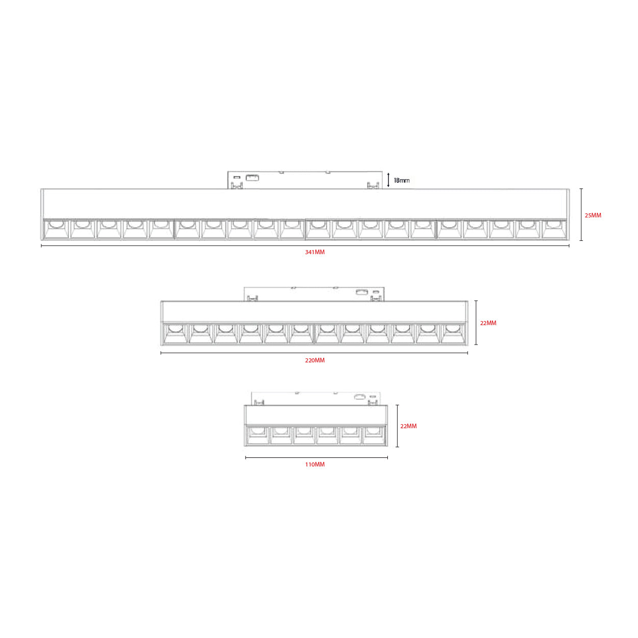 ANKUR AM20 MAGNETIC LINEAR LASERBLADE LED LIGHT