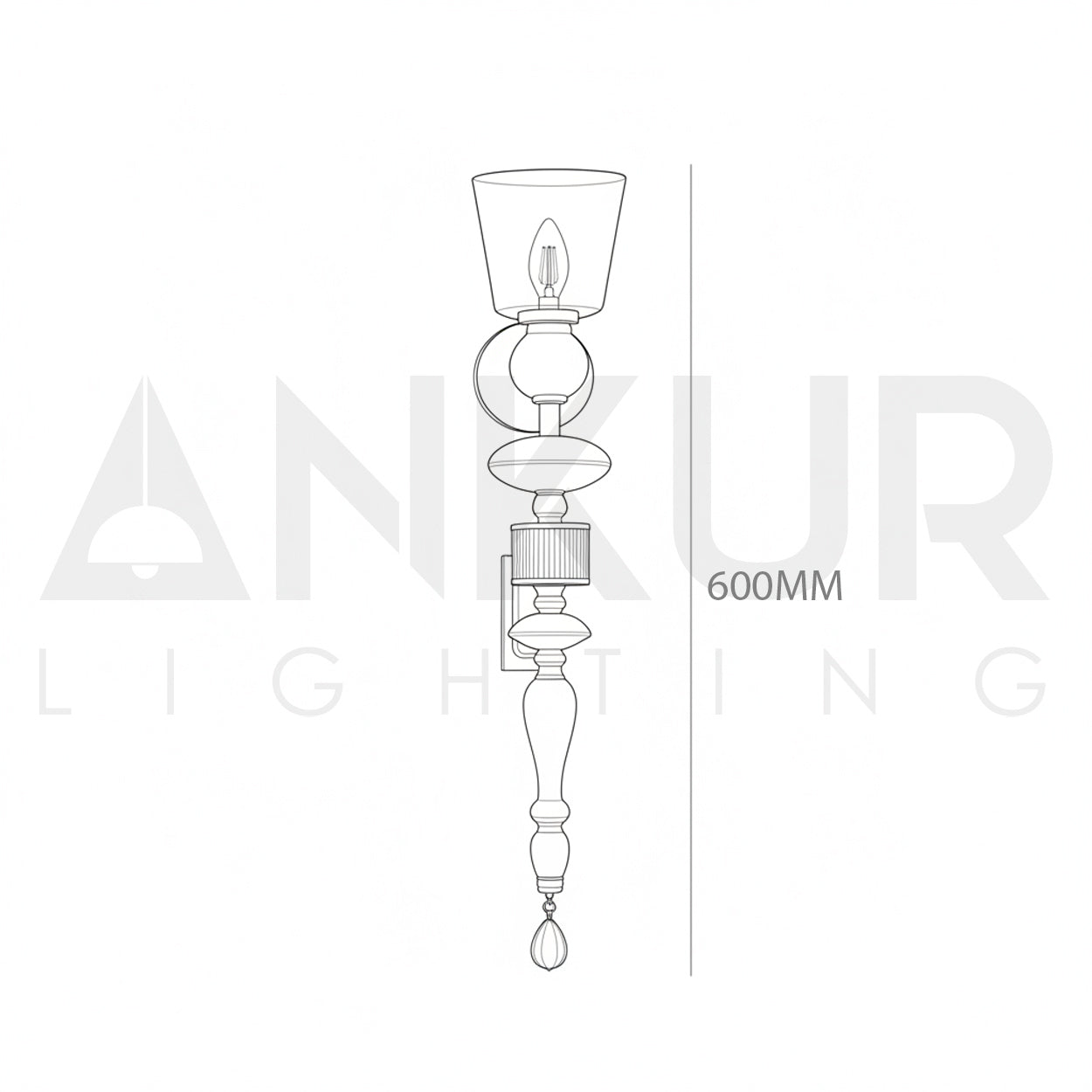 ANKUR SCAENA VINTAGE STYLE LED MODERN WALL LAMPS