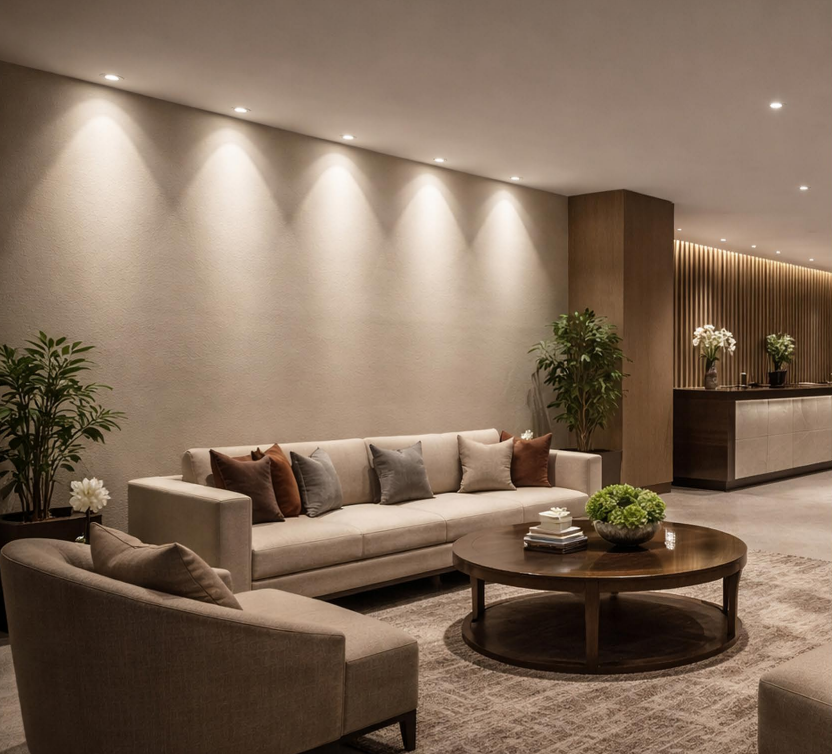 ANKUR ELIAN ROUND LENS BASED RECESSED DOWNLIGHT LED WALL WASHER