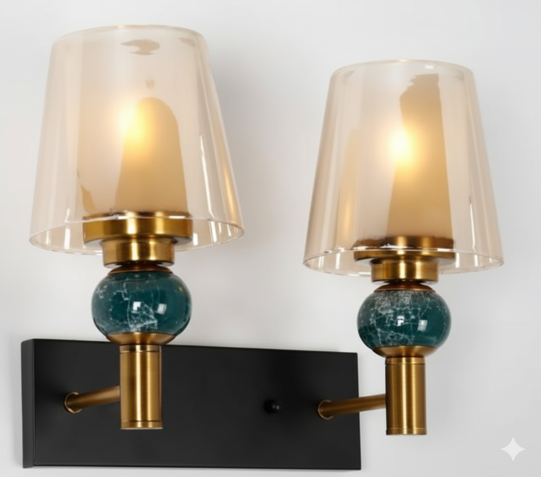 ANKUR SIREN VINTAGE ANTIQUE BRASS FINISH WALL LIGHT FOR HOME LIGHTING