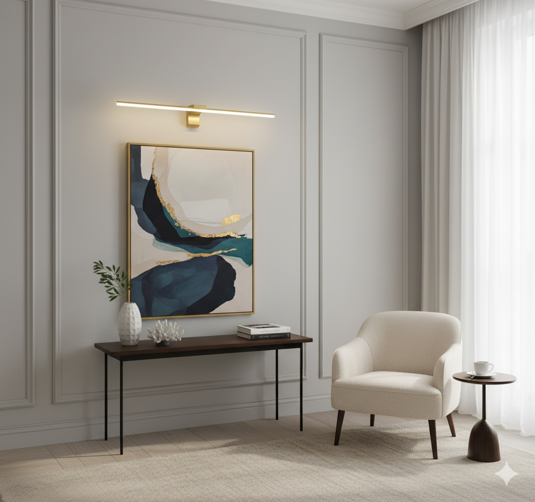 ANKUR HELIX MIRROR AND PICTURE LED WALL LIGHT