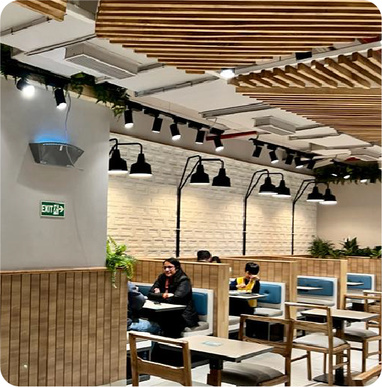 Haldiram — lighting by Ankur Lighting