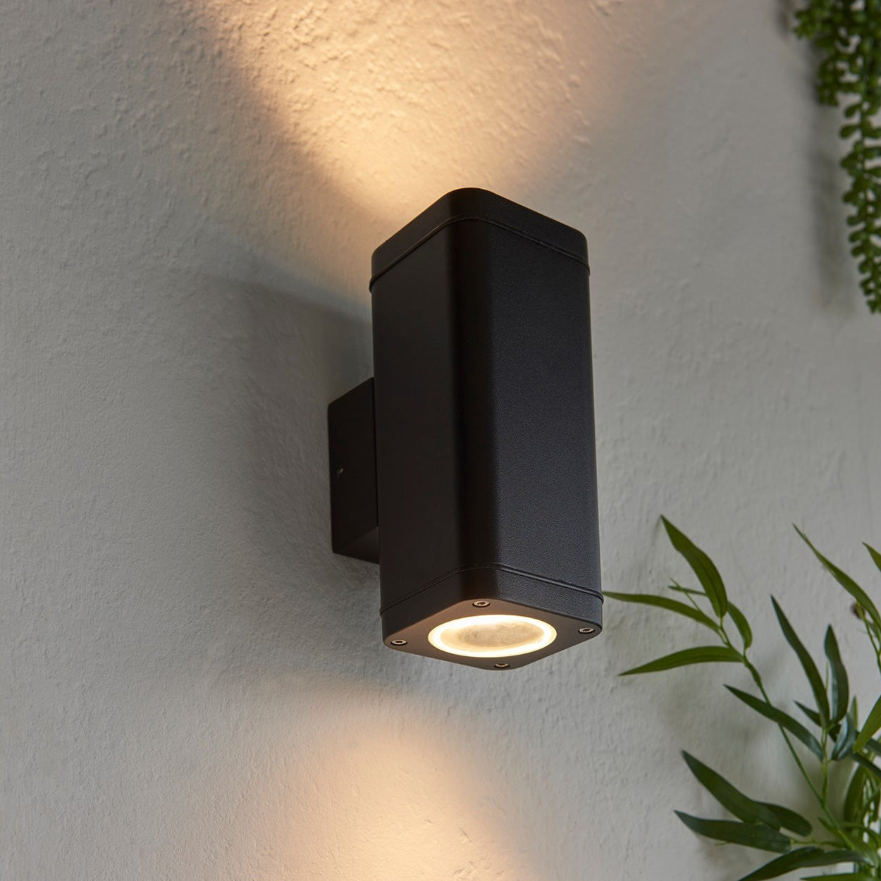 ANKUR CYLINDRICAL GU10 BULB OUTDOOR WALL LIGHT