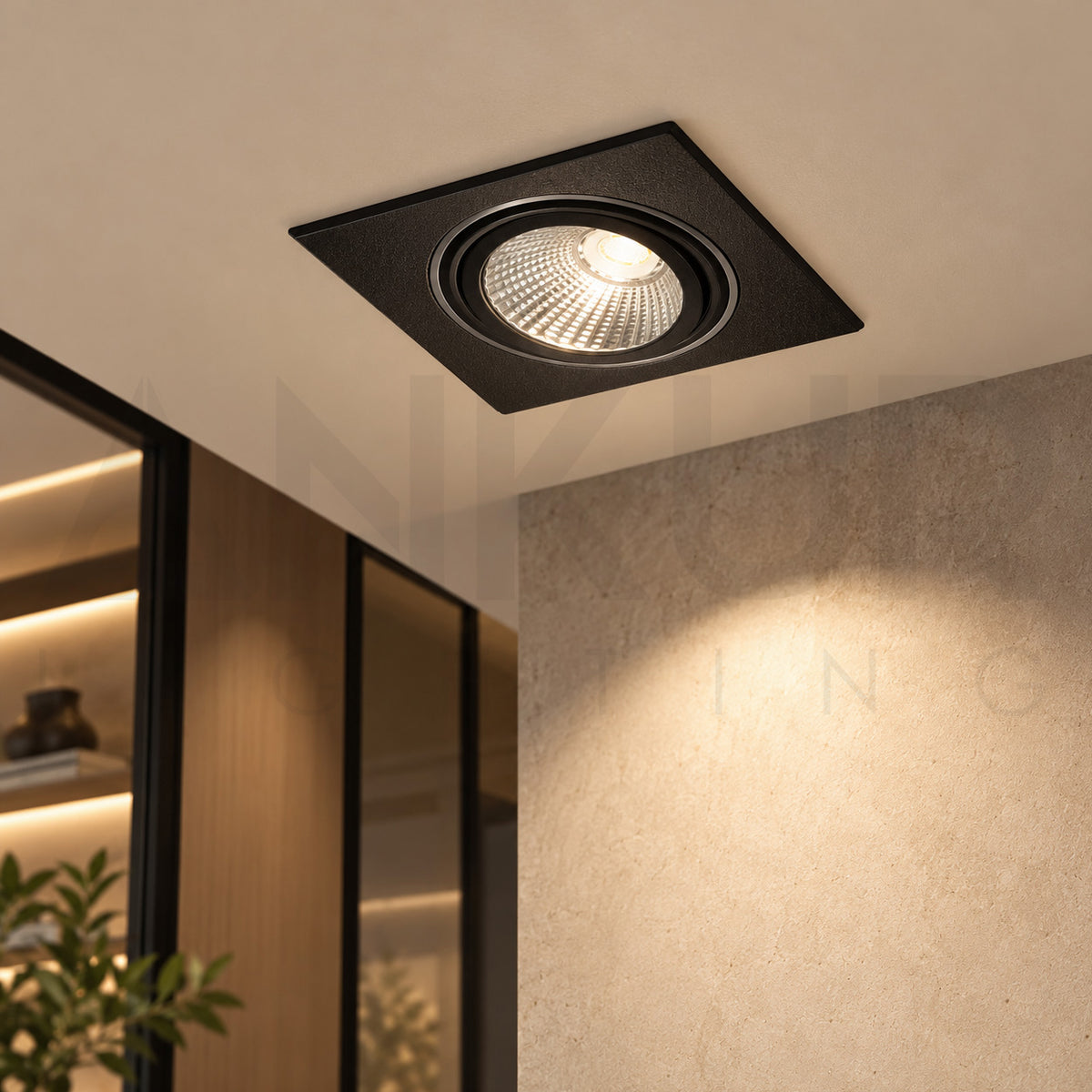 ANKUR CUBIX ADJUSTABLE EO SQUARE RECESSED LED DOWNLIGHT