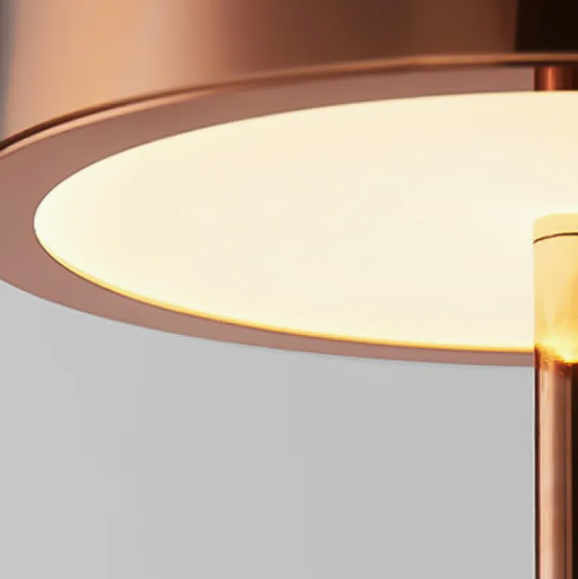 ANKUR CLASSY COPPER FINISH METAL AND GLASS BASED FLOOR LAMP FOR LIVING AND BEDROOM LIGHTING