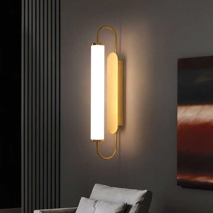 ANKUR TORUS MINIMILIST DESIGN MODERN METAL AND GLASS LED WALL LIGHT