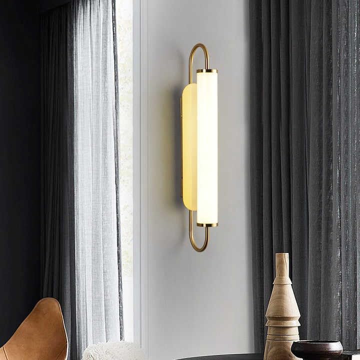 ANKUR TORUS MINIMILIST DESIGN MODERN METAL AND GLASS LED WALL LIGHT