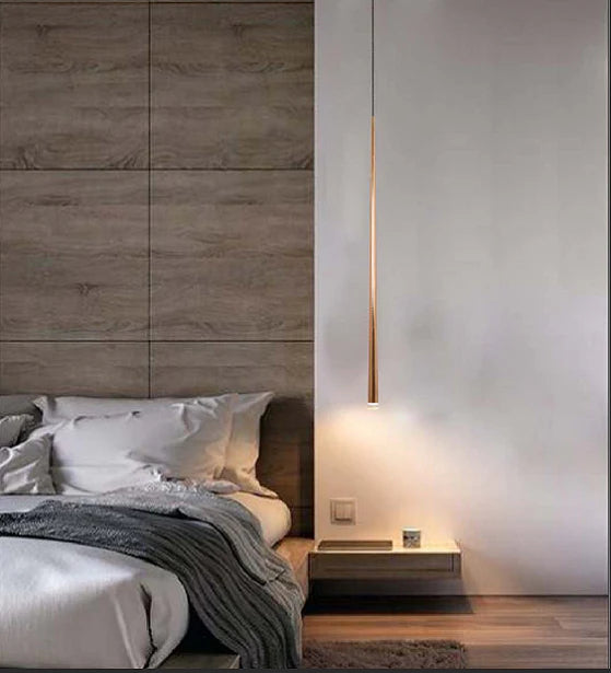 ANKUR STYX CONICAL PENDANT LIGHT FOR BEDROOM AND KITCHEN HANGING LIGHT - ROSE GOLD