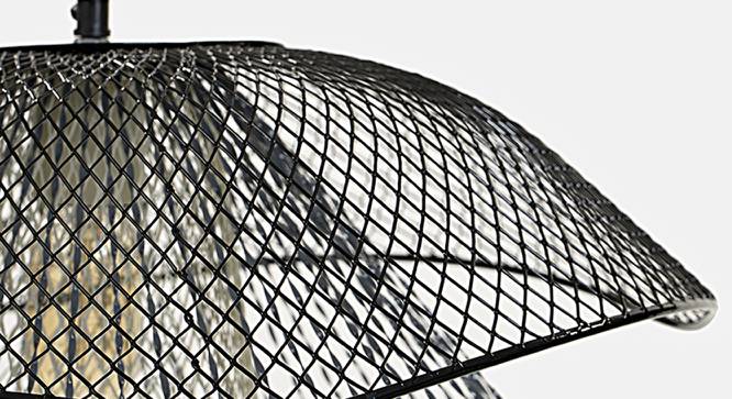 ANKUR TWISTACLE BLACK IRON TEXTURE CONTEMPORARY SEMI SPHERICAL CEILING HAGING LIGHT