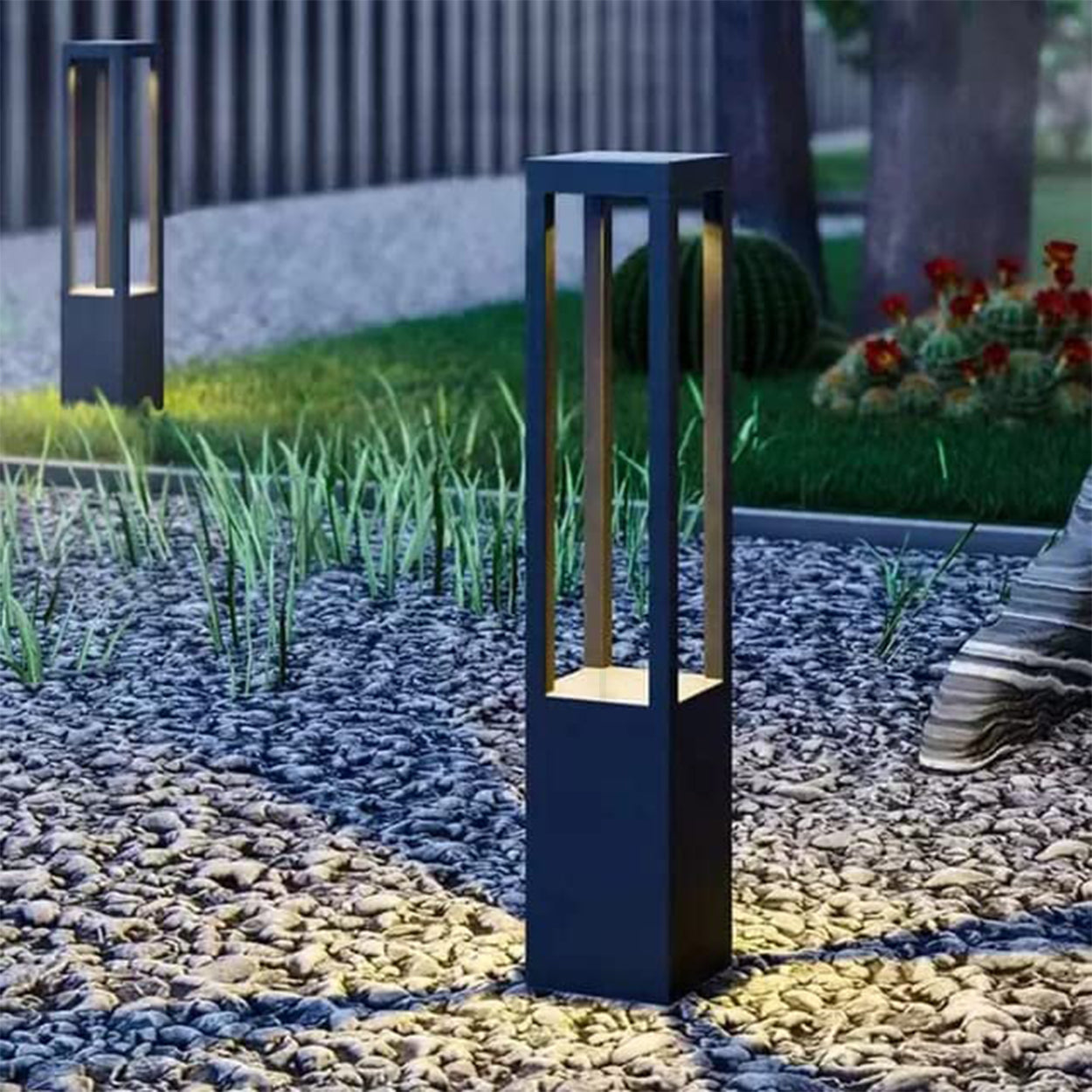 ANKUR VUOTO LANDSCAPE PATHWAHY AND GARDERN IP65 WATERPROOF OUTDOOR LED BOLLARD LIGHT