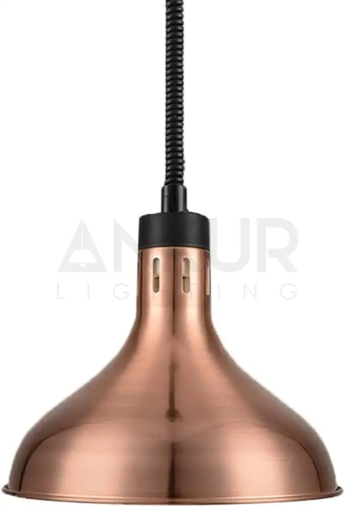 ANKUR ALPINE MODERN METAL HANGING HEAT LAMP | RESTAURANT & HOME LIGHTING WITH E27 BULB