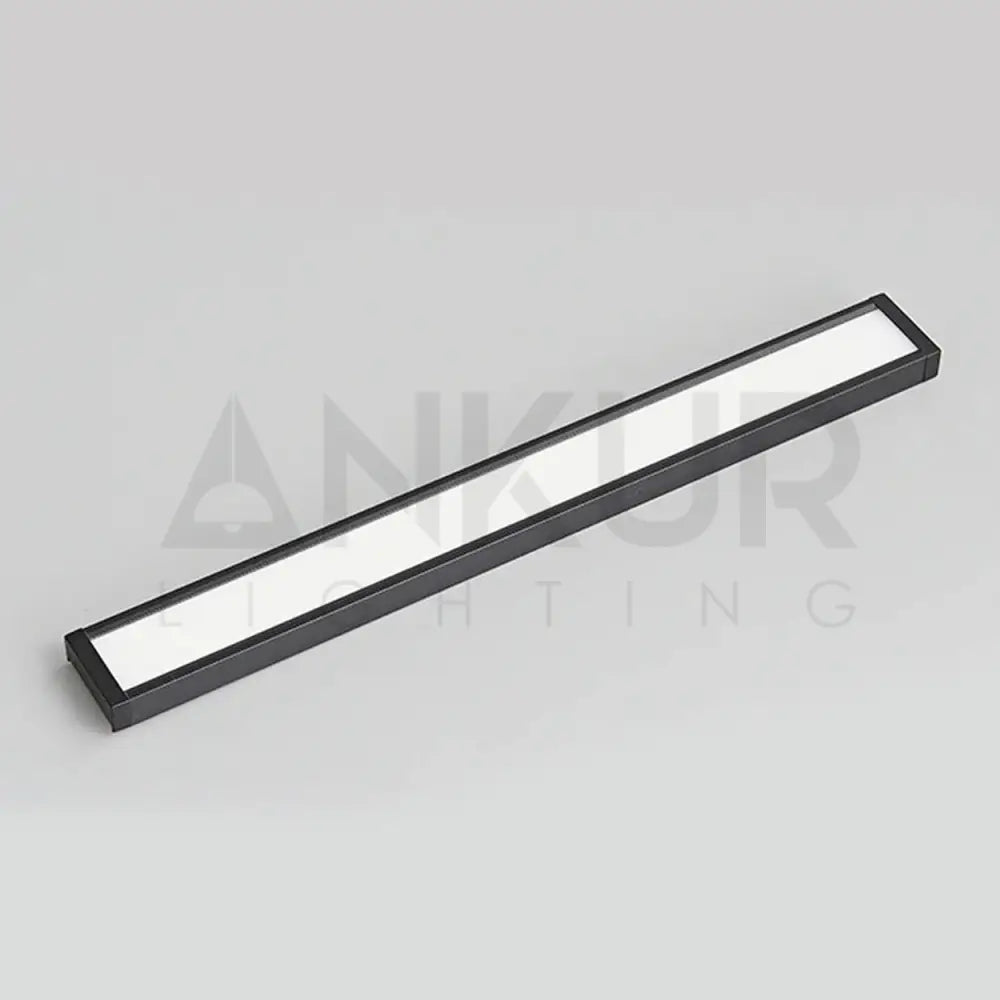ANKUR AM30 ULTRATHIN MAGNETIC 300MM 12W LINEAR DIFFUSED LIGHT NON DIMMABLE / Black / 3000K