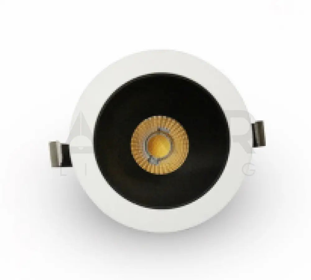 ANKUR ARTIS DEEP ANTIGLARE FIXED LED DOWNLIGHT-WHITE + BLACK