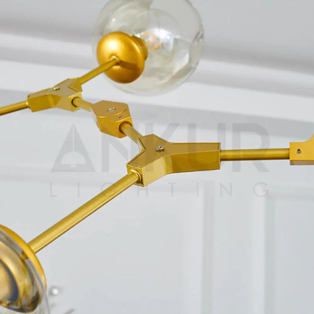 ANKUR BRANCH ARM HEAD CHANDELIER - Ankur Lighting