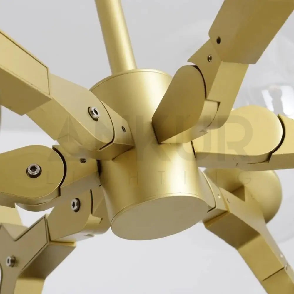 ANKUR BURST 5 LIGHT MODERN CONTEMPORARY CHANDELIER - Ankur Lighting