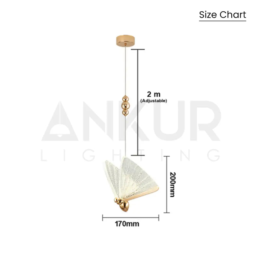 ANKUR BUTTERFLY LED PENDANT LIGHT Pendant Light