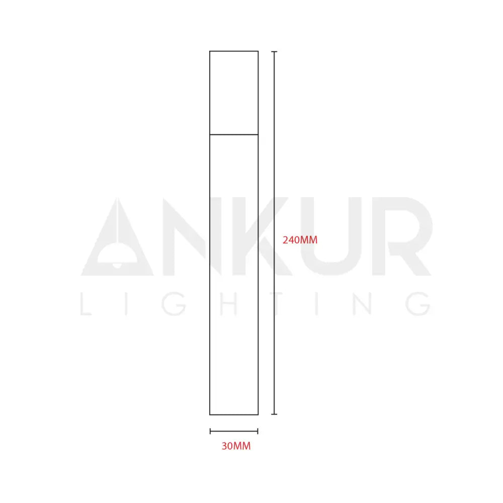 ANKUR CARGO METAL AND BRASS FINISH BEDSIDE LED WALL LIGHT