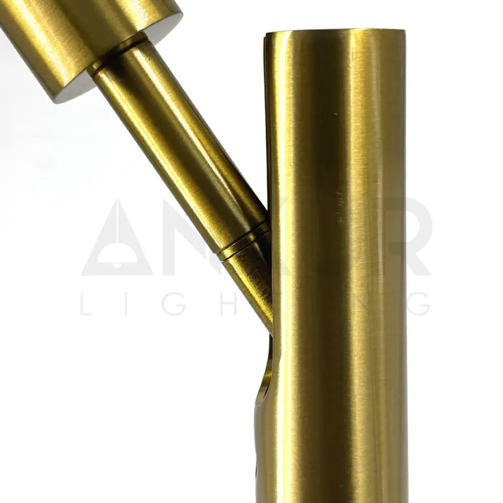 ANKUR CARGO METAL AND BRASS FINISH BEDSIDE LED WALL LIGHT